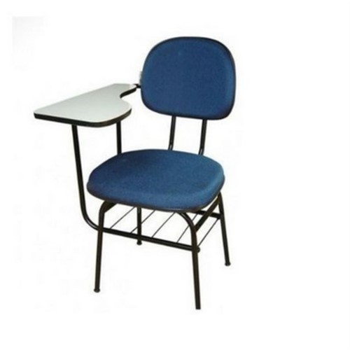Cadeira Universitária Pethiflex MQ09 C/ Porta Livros Tecido Azul