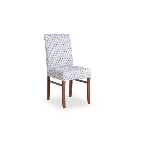 Cadeira Valesca Capuccino e Branco