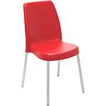 Cadeira Vanda Pernas Anodizadas Vermelha - Tramontina