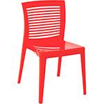 Cadeira Victoria Encosto Vazado Horizontal Vermelha - Tramontina