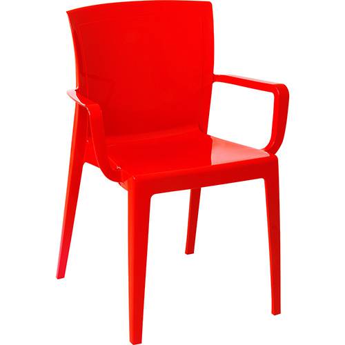 Cadeira Victoria Fechada Vermelha - Tramontina
