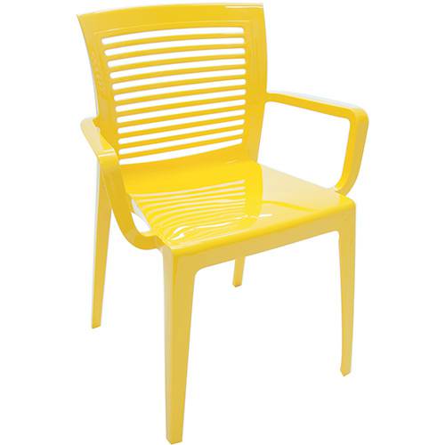 Cadeira Victoria Vazada Amarela - Tramontina