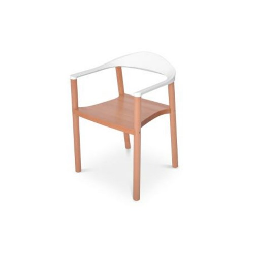 Cadeira Wood Falkk FL-002 Branca