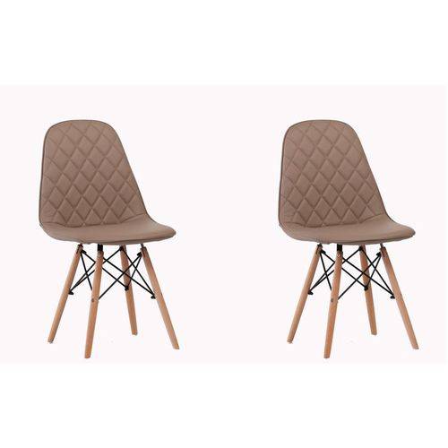 2 Cadeiras Eames Eiffel Matelassê