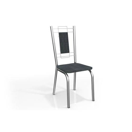 Cadeiras Kappesberg Florença 2C005CR 2 Unidades- Cor Cromada - Assento Marrom 21