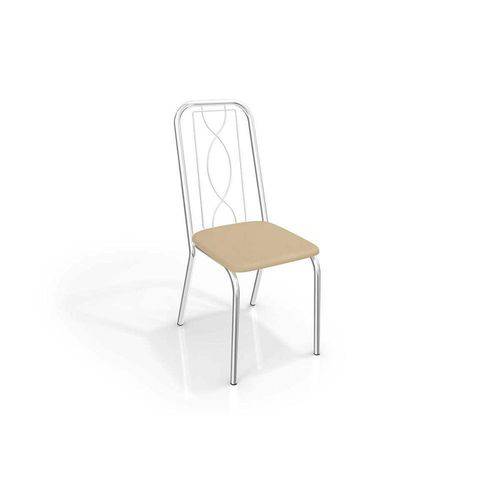 Cadeiras Kappesberg Viena 2c072cr (2 Unidades) - Cor Cromada - Assento Nude 16