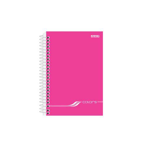 Caderneta 1/8 C.D. 80 Folhas São D. - Colors Pink