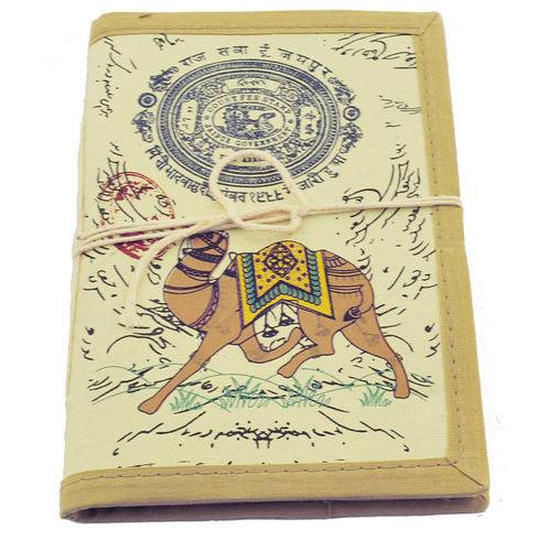 Caderneta / Caderninho de Papel Reciclado Capa Decorada