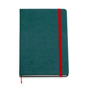 Caderneta Clássica 14x21 - Verde Musgo Pautada