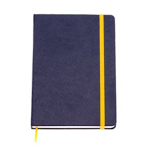 Caderneta Clássica 9x13 - Azul Marinho Sem Pauta