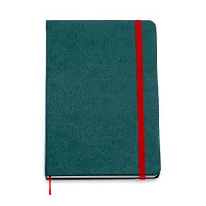 Caderneta Clássica 9x13 - Verde Musgo Pautada