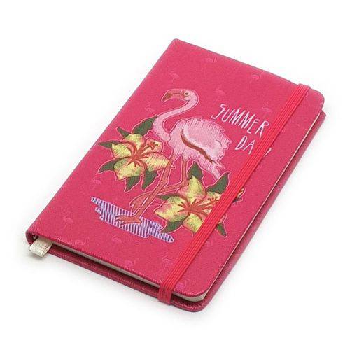 Caderneta de Anotação Flamingo Summer - Rosa