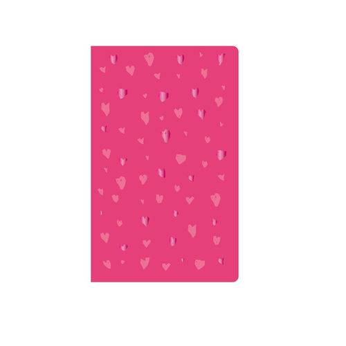 Caderneta de Anotacoes 48 Fls Papertalk Romantic Maxi Flex Rosa Otima