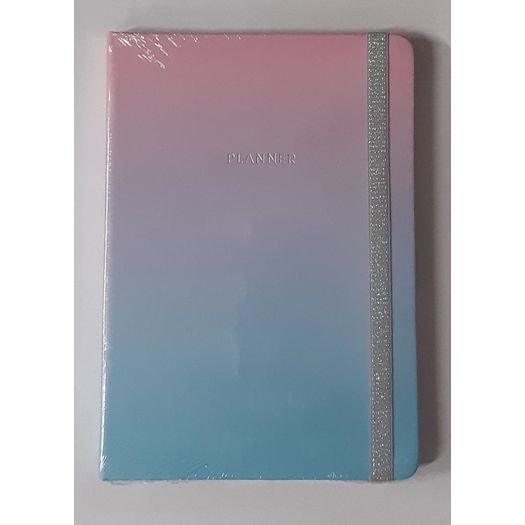 Caderneta de Anotações M Lovely Planner Permanente Rosa/Azul 192f Capa Dura 14x20cm 2148/743193 Plm