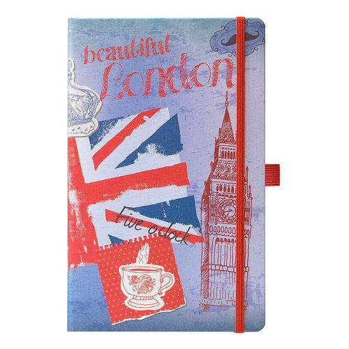 Caderneta de Anotações Traveller London Q2105-010 9x14cm Pombo