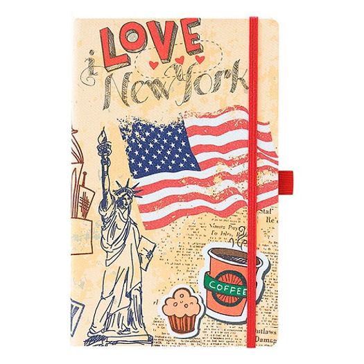 Caderneta de Anotações Traveller New York Q2105-008 9x14cm Pombo
