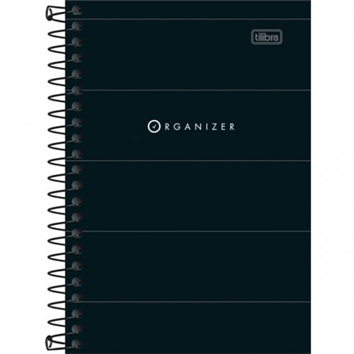 Caderneta Espiral Capa Flexível Organizer 80 Folhas