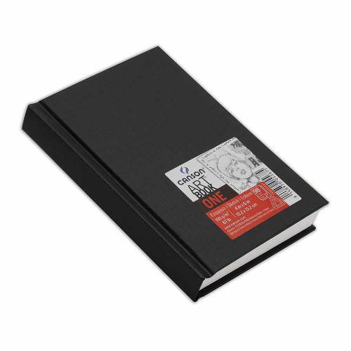 Caderneta para Esboço Canson – Art Book One Preto 100g/M² 10,2 X 15,2 Cm - 60005567