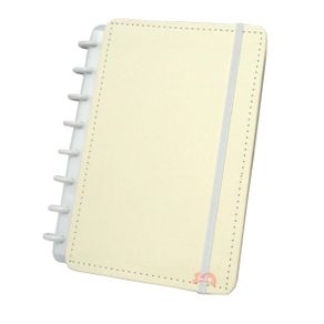 Caderno A-5 Tons Pastéis Amarelo com 80 Folhas Caderno Inteligente