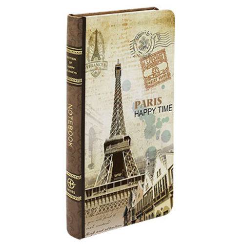 Caderno Anotações 9,2x17cm Mesclado 80 Fls Paris NY4009 Spiral