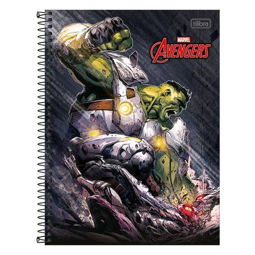 Caderno Avengers - Hulk - 10 Matérias - Tilibra