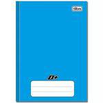 Caderno Azul D+ ¼ Brochura Capa Dura Costurado 48 Folhas