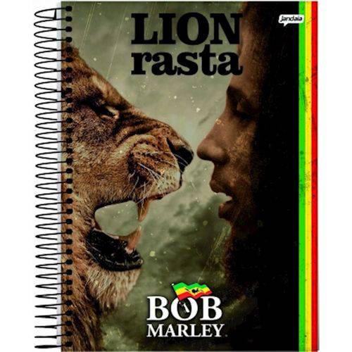 Caderno Bob Marley 96 Folhas Jandaia