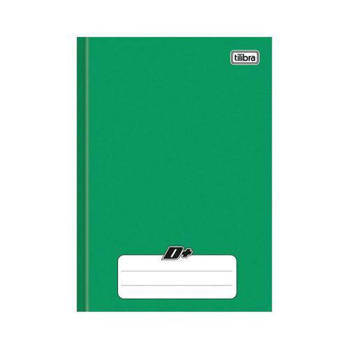 Caderno Brochura 1/4 Capa Dura D+ 48 Folhas Tilibra Verde