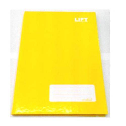 Caderno Brochura 1/4 Pequeno Capa Dura Amarelo 48 Fls. Credeal - Pte C/5 Unidades