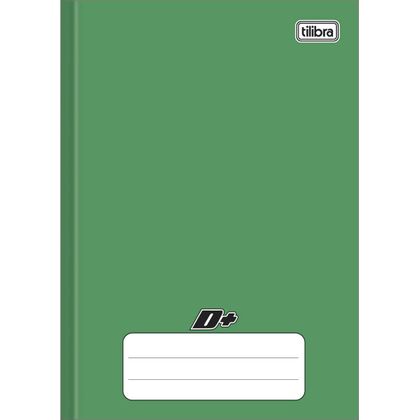 Caderno Brochura Capa Dura 1/4 D+ Verde 48 Folhas Tilibra Tilibra
