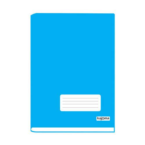 Caderno Brochura Capa Dura Ofício com 96 Folhas Kajoma Azul