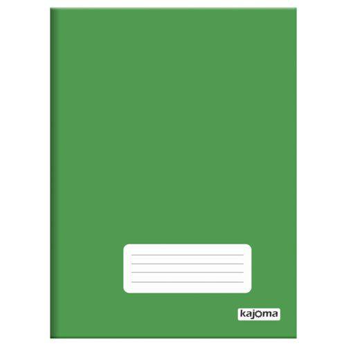 Caderno Brochura Capa Dura Ofício com 96 Folhas Kajoma Verde