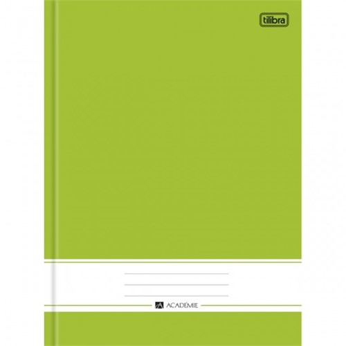Caderno Brochura Capa Dura Universitário Académie Verde 96 Folhas 122971