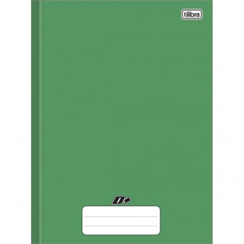Caderno Brochura Capa Dura Universitário D+ Verde 48 Folhas 116751
