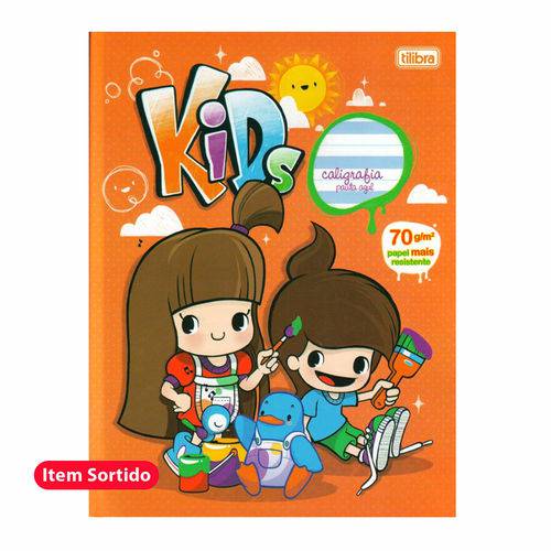 Caderno Brochura Pauta Azul 40 Fls Kids