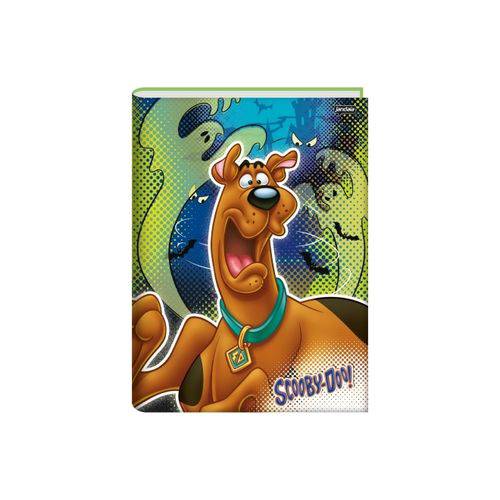 Caderno Brochura Scooby Doo 1/4 96 Fls Capa Dura Jandaia