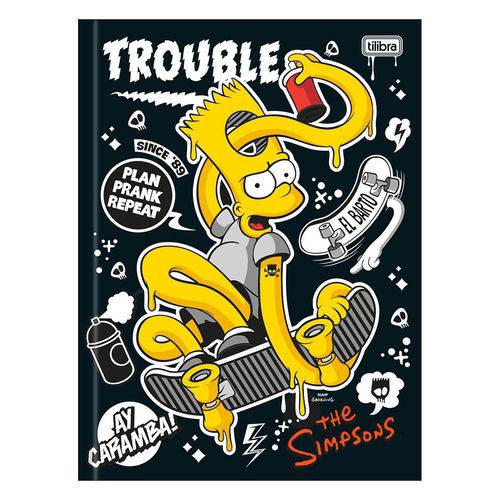 Caderno Brochura The Simpsons - Bart no Skate - 48 Folhas - Tilibra