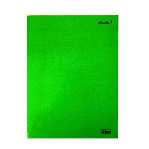 Caderno Brochura Universitário 96 Folhas Capa Dura Mais+ Verde Tilibra 116793