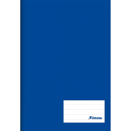 Caderno Brochura Universitário Capa Dura 48 Folhas Foroni - Azul