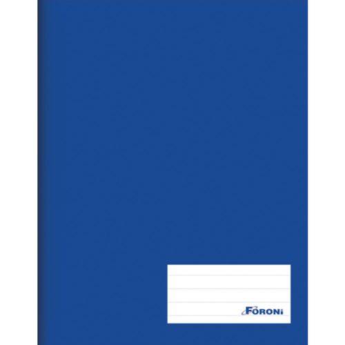 Caderno Brochura Universitário Capa Dura 48 Folhas Foroni - Azul