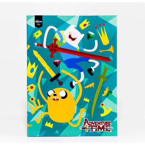 Caderno Brochurão 96 Folhas - Adventure Time