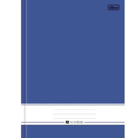 Caderno Brochurão 96 Folhas Capa Dura 122955 Academie Azul Tilibra