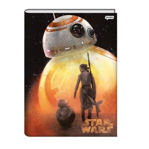 Caderno Brochurao 96f CD 62543 Star Wars Jandaia