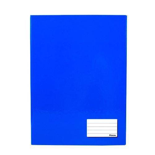 Caderno Brochurão Azul Foroni - Capa Dura - 96 Folhas