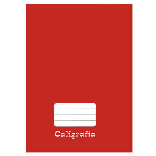 Caderno Brochurão Caligrafia C.D. 48 Fls Tamoio - Vermelho