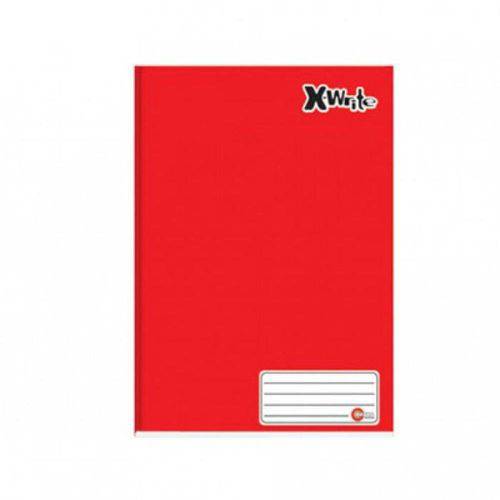 Caderno Brochurão Capa Dura 96 Folhas Cor: Vermelho