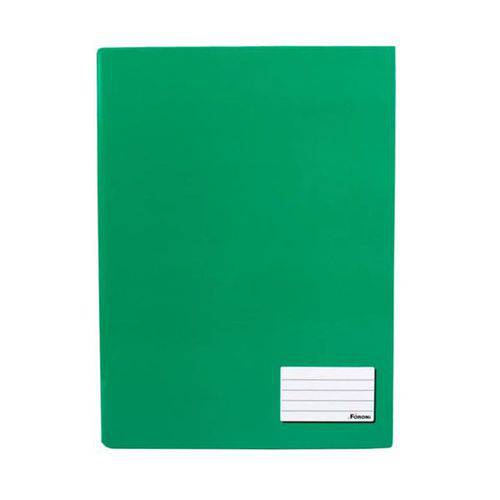 Caderno Brochurão Capa Dura 96 Folhas Foroni Verde