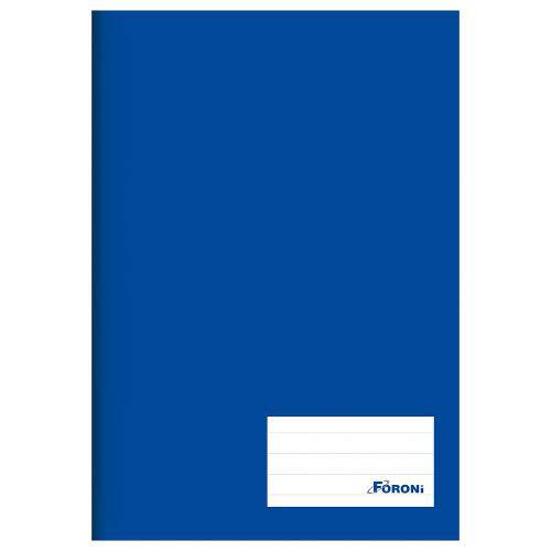 Caderno Brochurao Capa Dura 96fls Azul Foroni