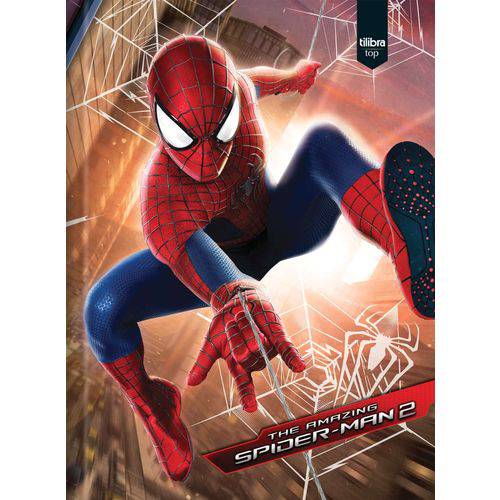 Caderno Brochurao Capa Dura Spider-man Top 48 Folhas