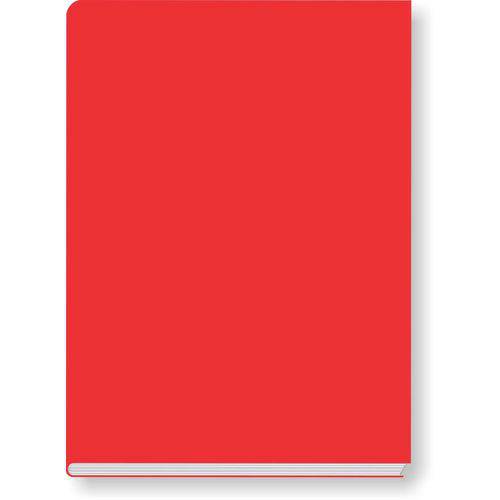 Caderno Brochurao Capa Dura Vermelho C/margem 96 Folhas
